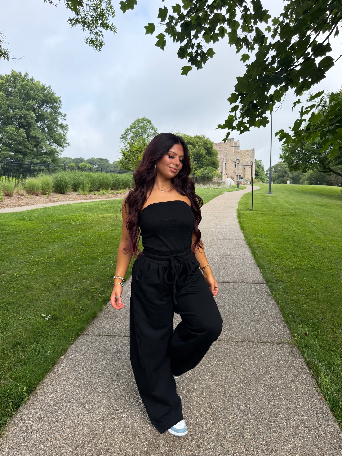 For The Errands Jumpsuit in Black