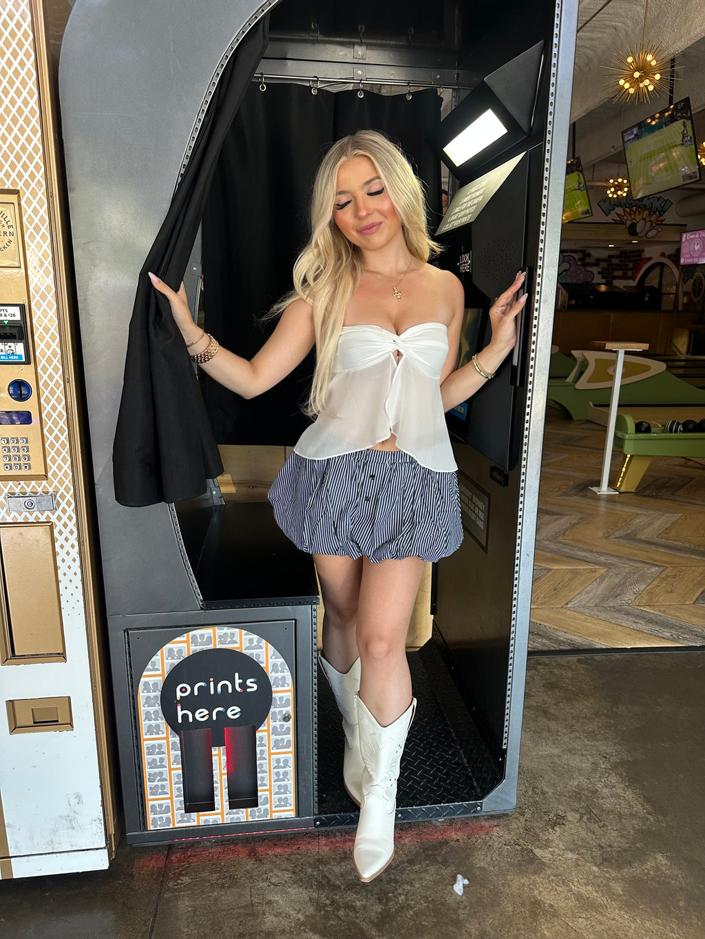 For The Wind Tube Top in White