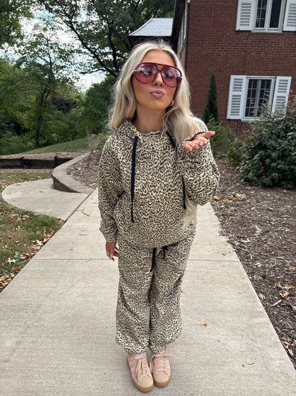 Crazy Chic Leopard Hoodie