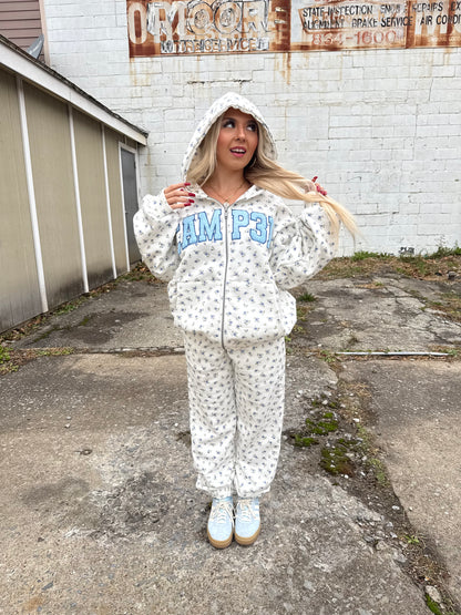 Happy Camp3r Periwinkle Joggers