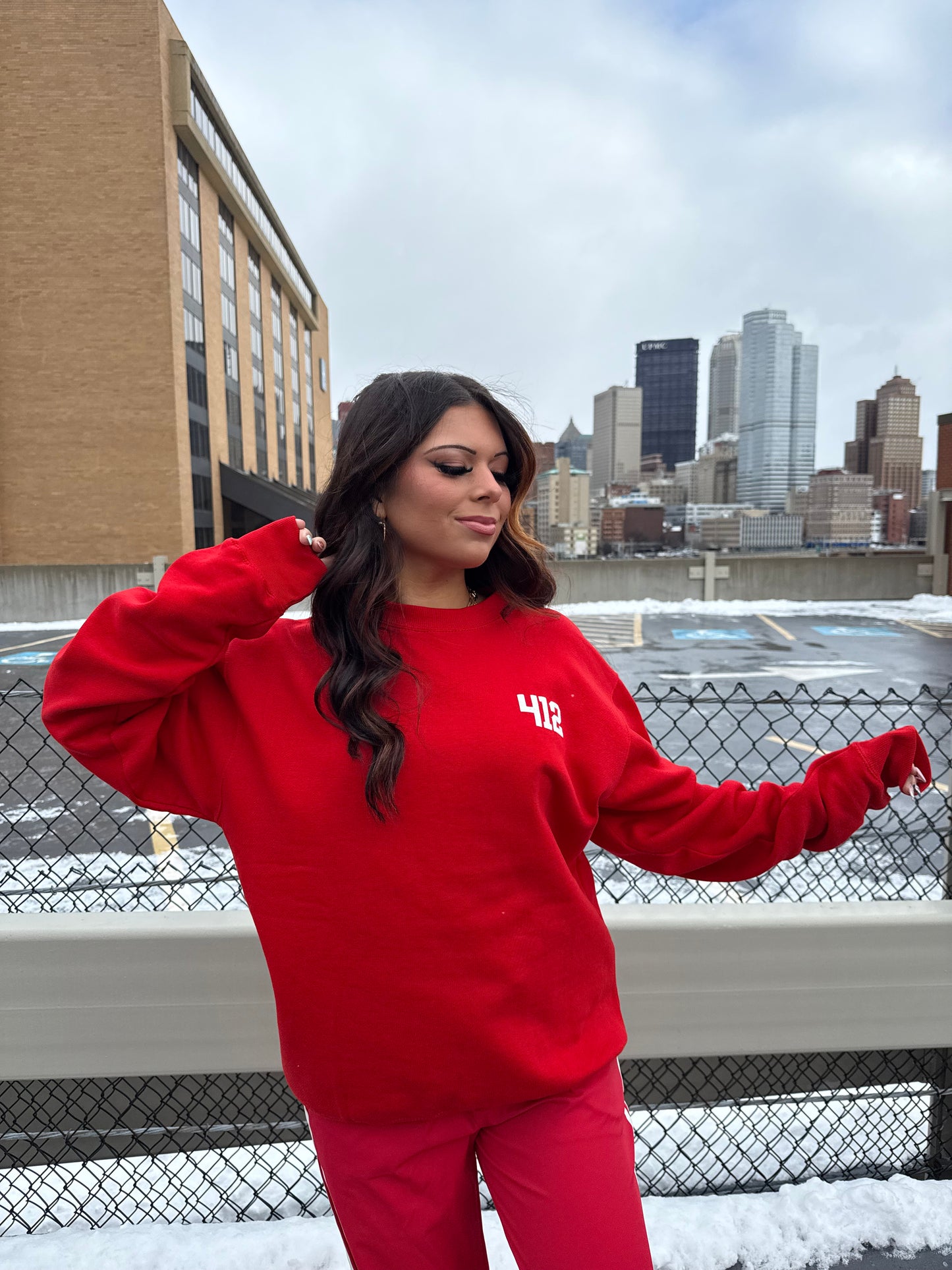 412, W/ Love PGH in Red