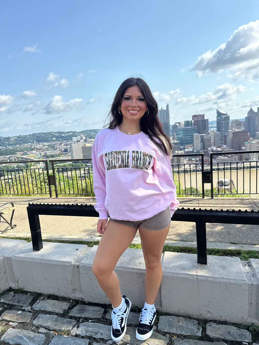 Gardenia Branch Woodsy Crewneck