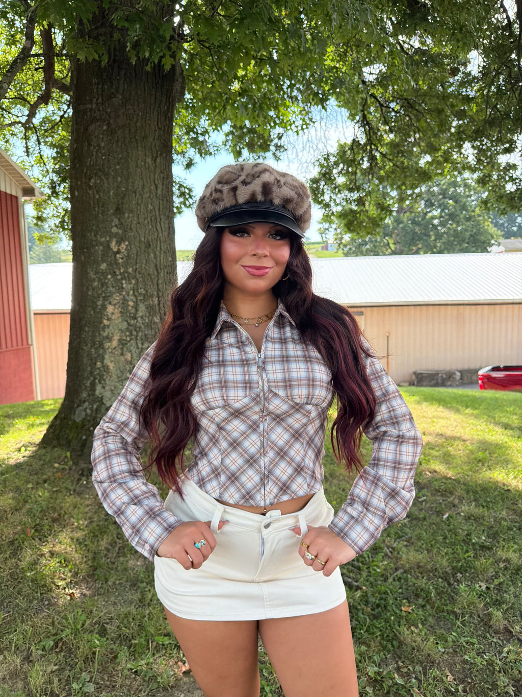 For The Fall, Plaid Top
