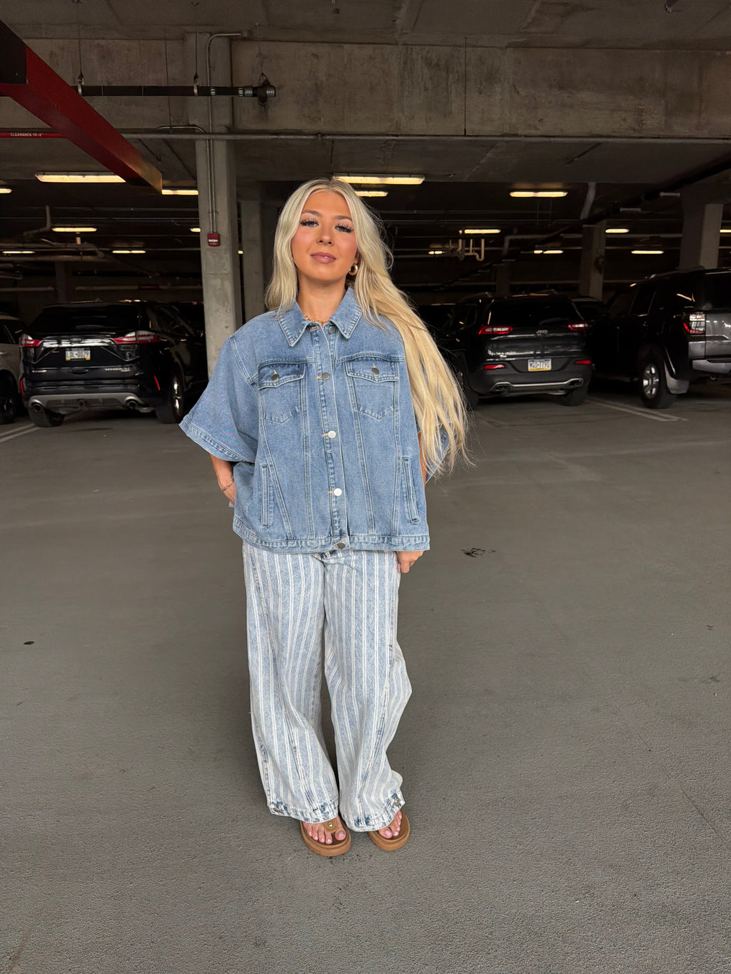 Denim Doll Cape Jacket