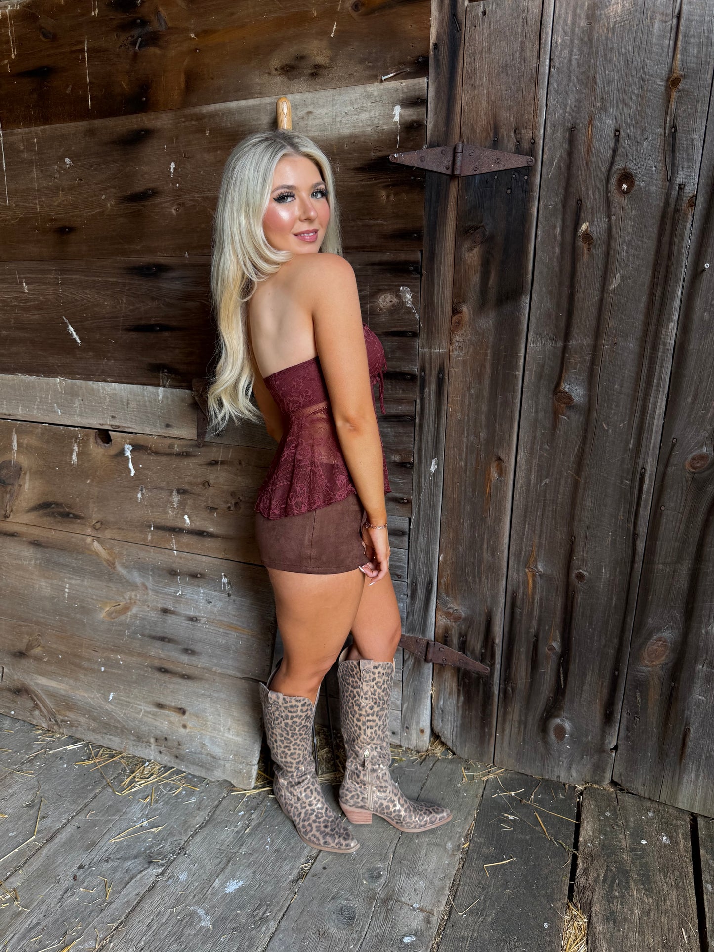 Rover Halter Top in Cinnamon