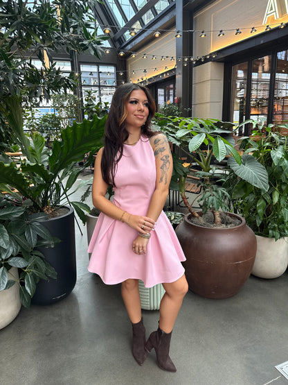 Melrose Pink Bodice Dress