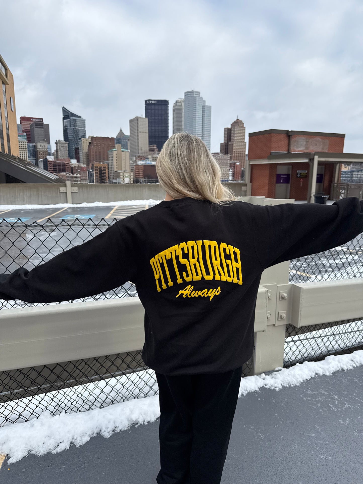412, W/ Love PGH in Black/Yellow
