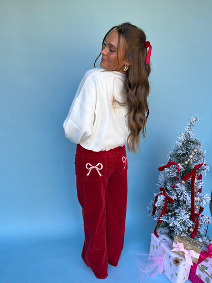 CoverGirl Cord Bow Pant