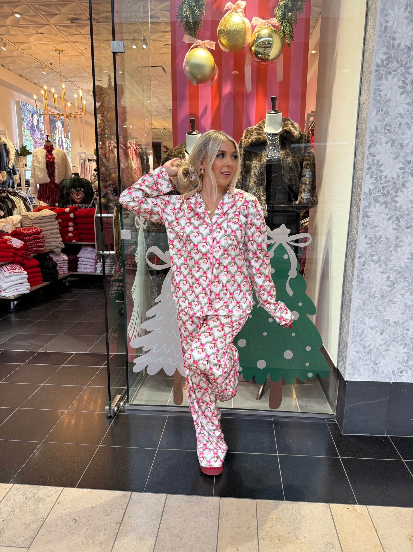 Lots Of Santa Jammies (SOLD TOGETHER)