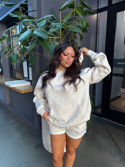 So Fetch Low Rise Shorts in Oat