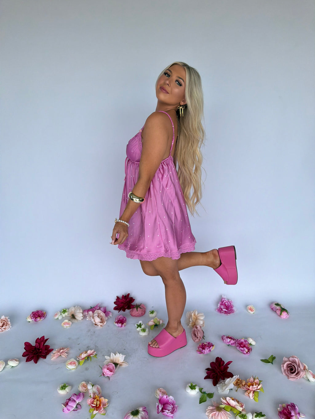U + Me = <3 Dress in Pink FINAL SALE
