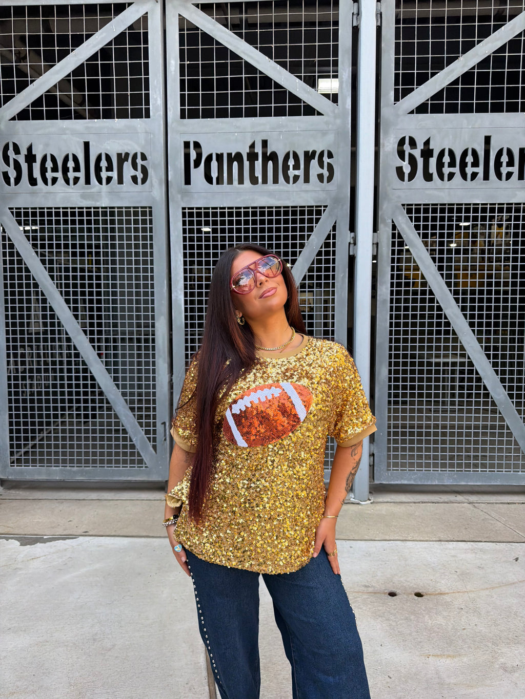 Football Party Tee FINAL SALE
