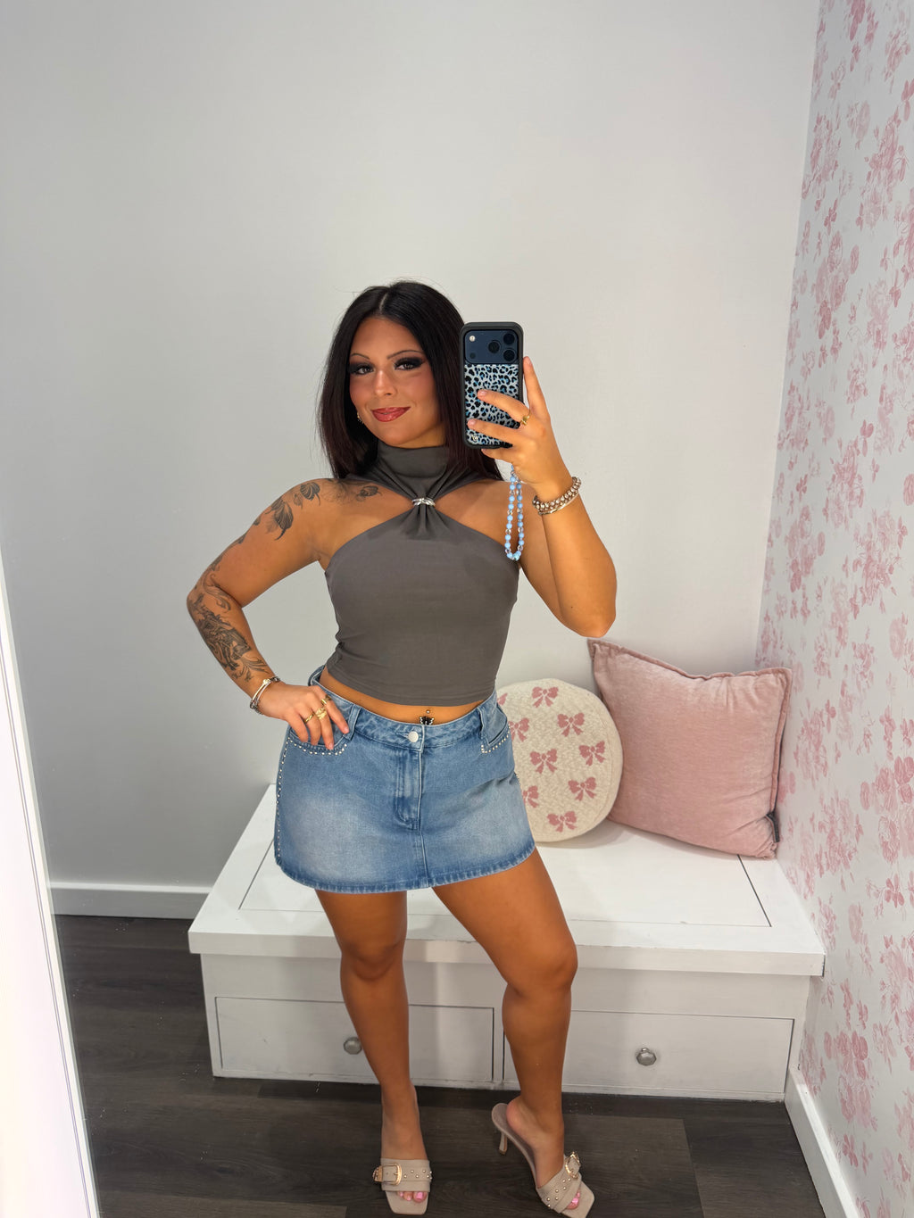 Heavenly Halter Ring Top