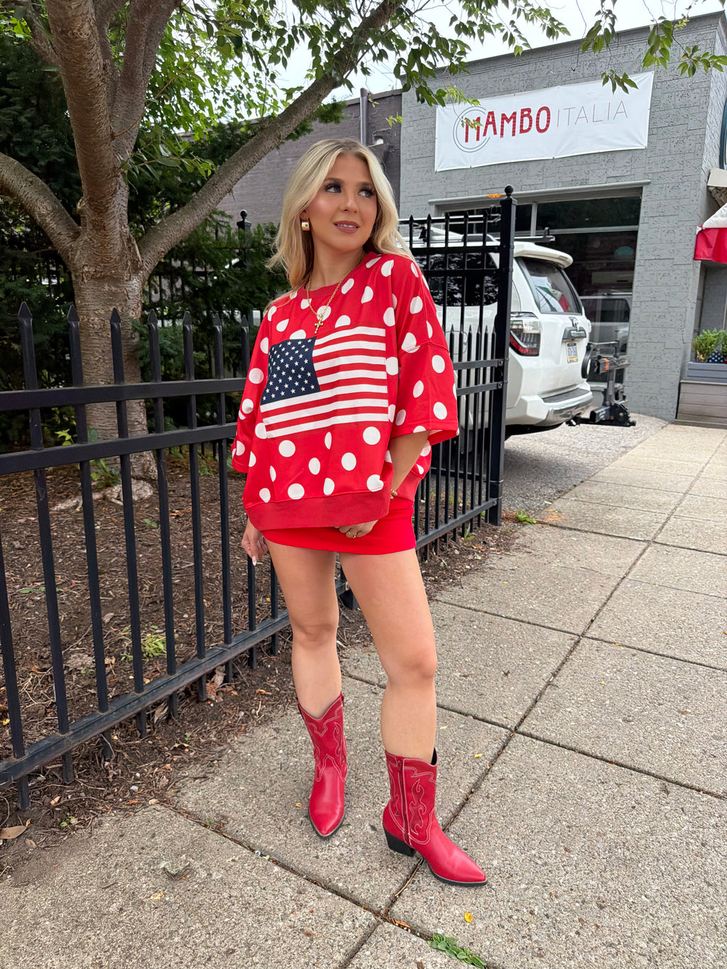 Patriotic Polka Tee