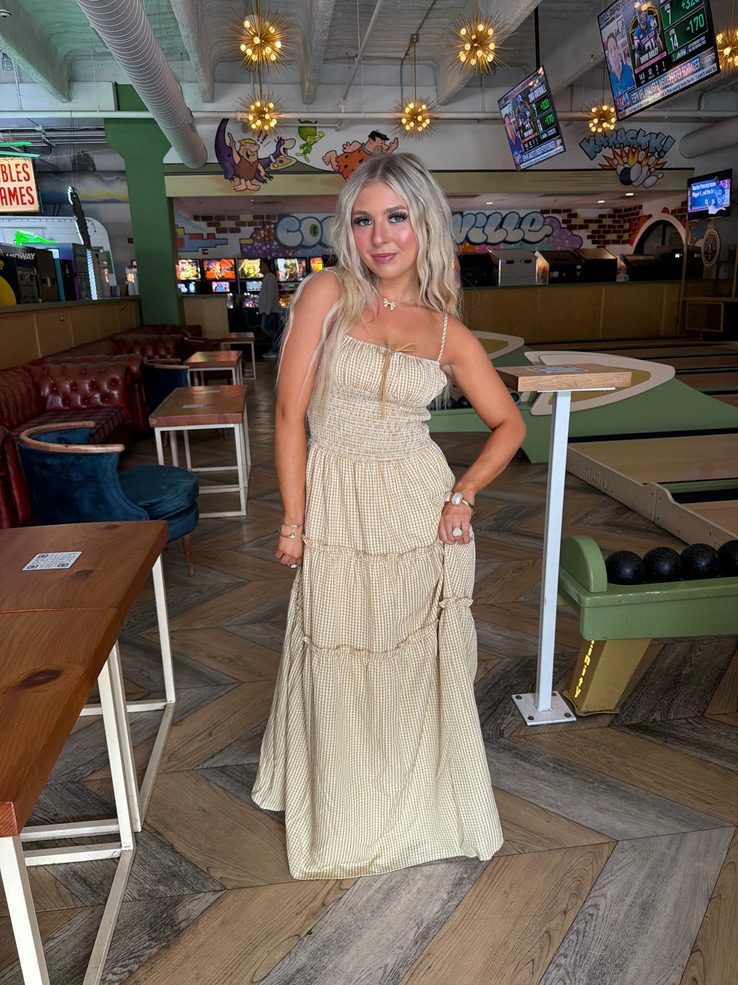 Manchild Yellow Maxi Dress