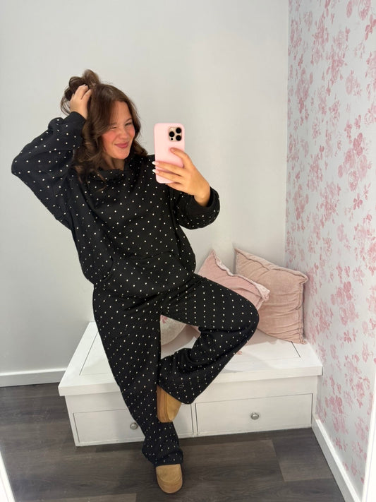 Pop it Polka Sweatsuit (HOODIE)