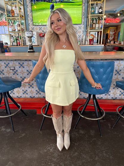 French Vanilla Cargo Dress