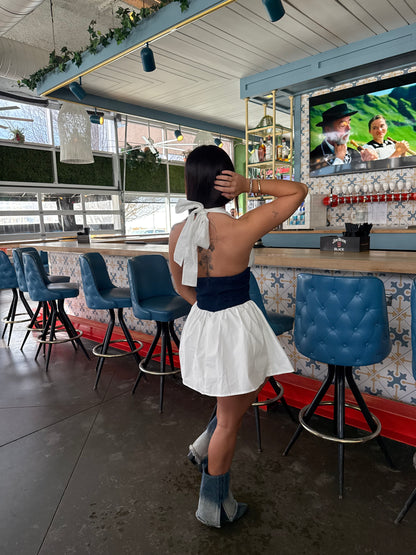 Nova Denim/Poplin Dress