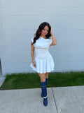Super Simple Mini Dress in White