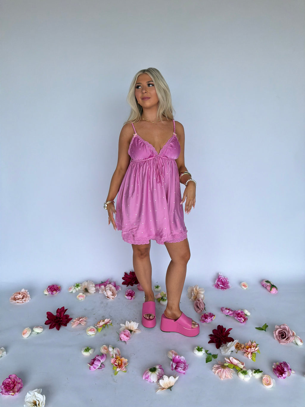 U + Me = <3 Dress in Pink FINAL SALE