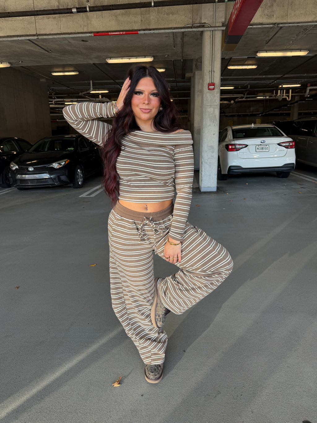 Honey Graham Barrel Pant SET