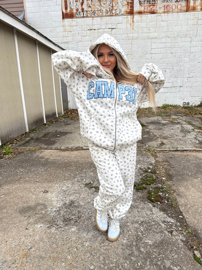 Happy Camp3r Periwinkle Joggers