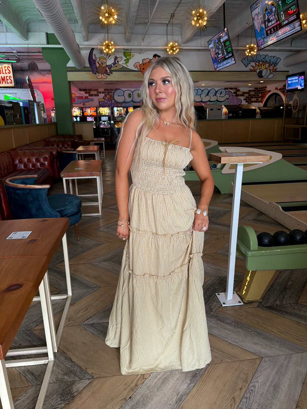 Manchild Yellow Maxi Dress
