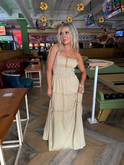 Manchild Yellow Maxi Dress