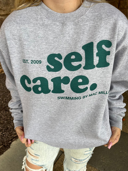 Self Care Mac Miller Sweatshirt in Grey