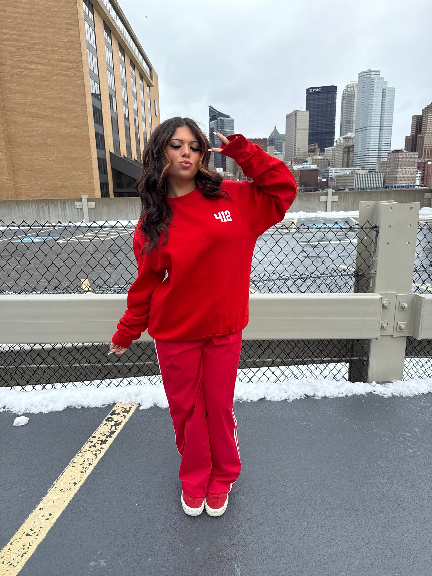 412, W/ Love PGH in Red