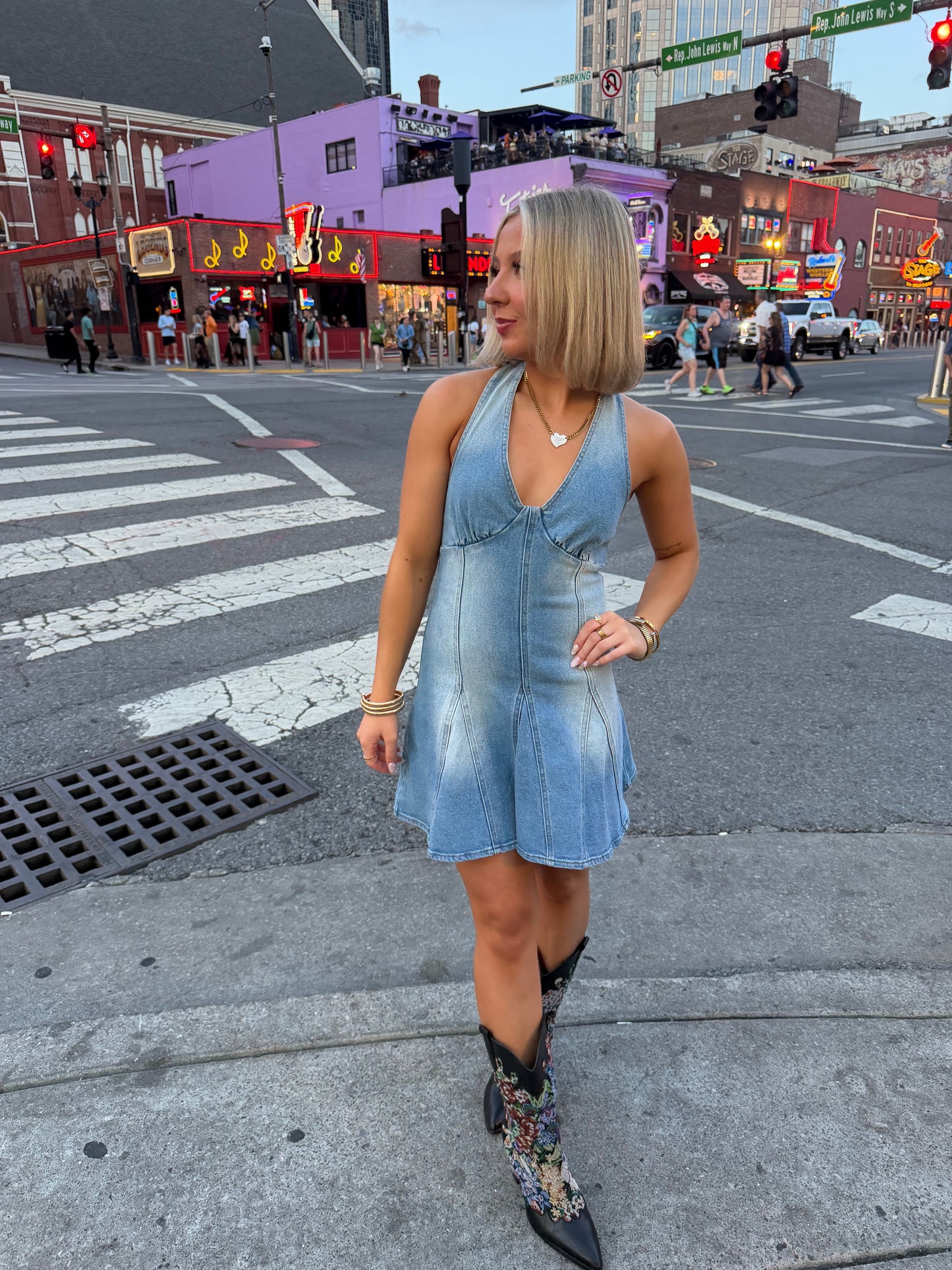 Bueno Halter Dress