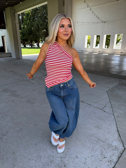 Red, White & Cool Halter