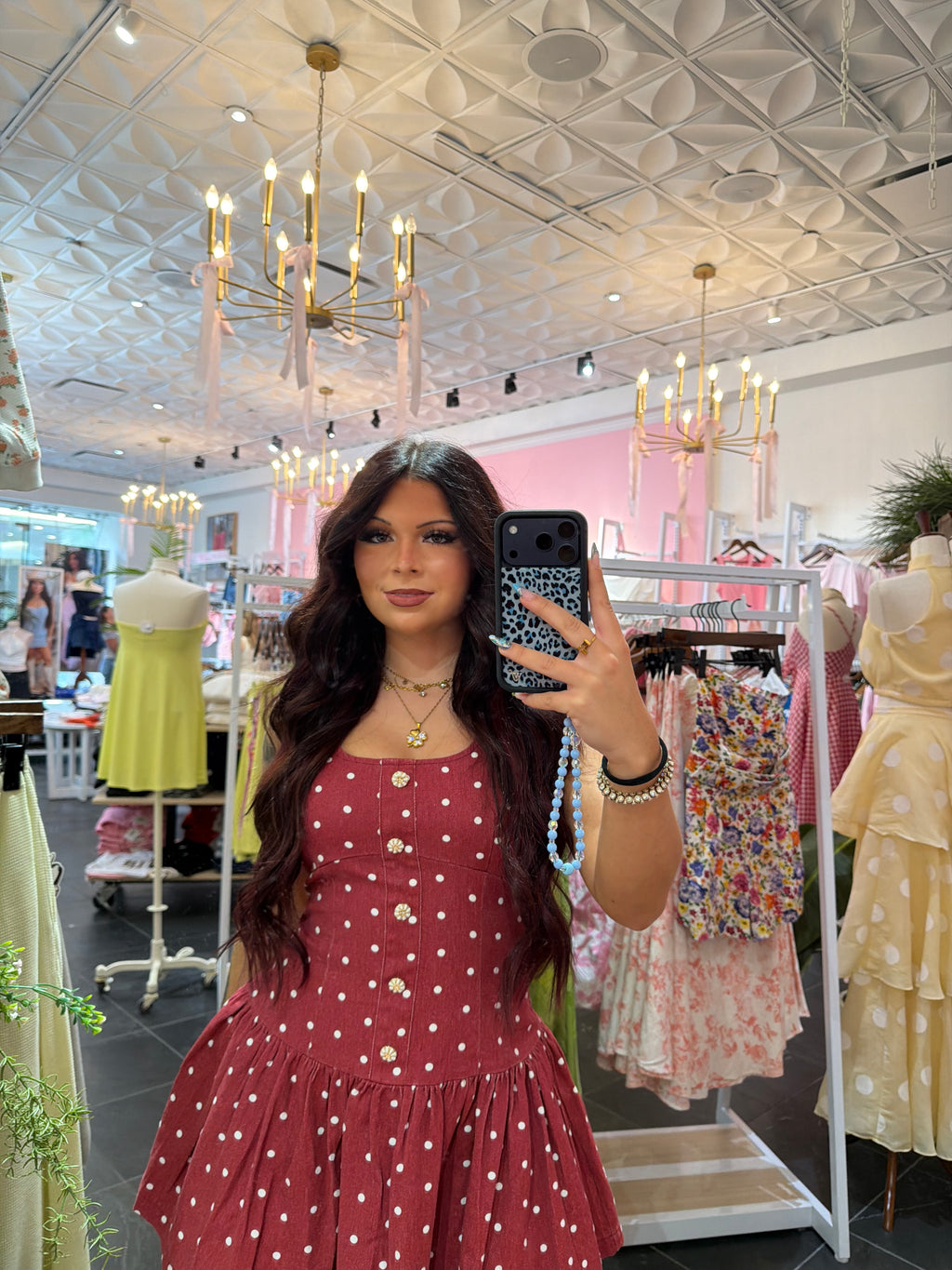 So Fab! Dress in Deep Red