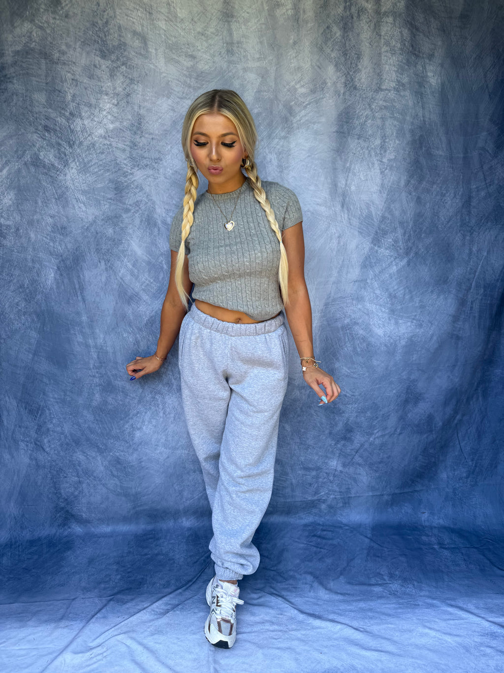 So Fetch Sweatpants in Heather Grey