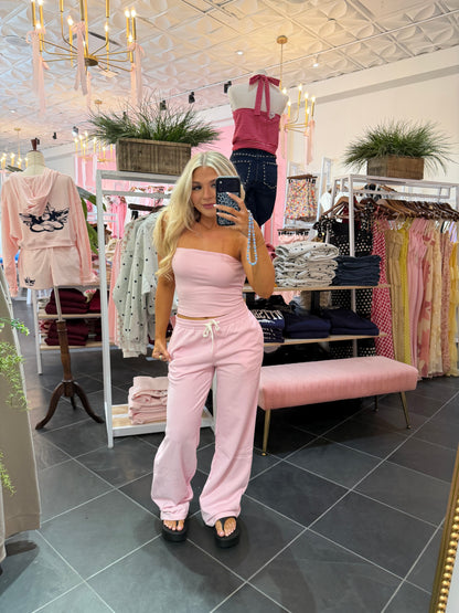 Later Today Set (TOP) Pink