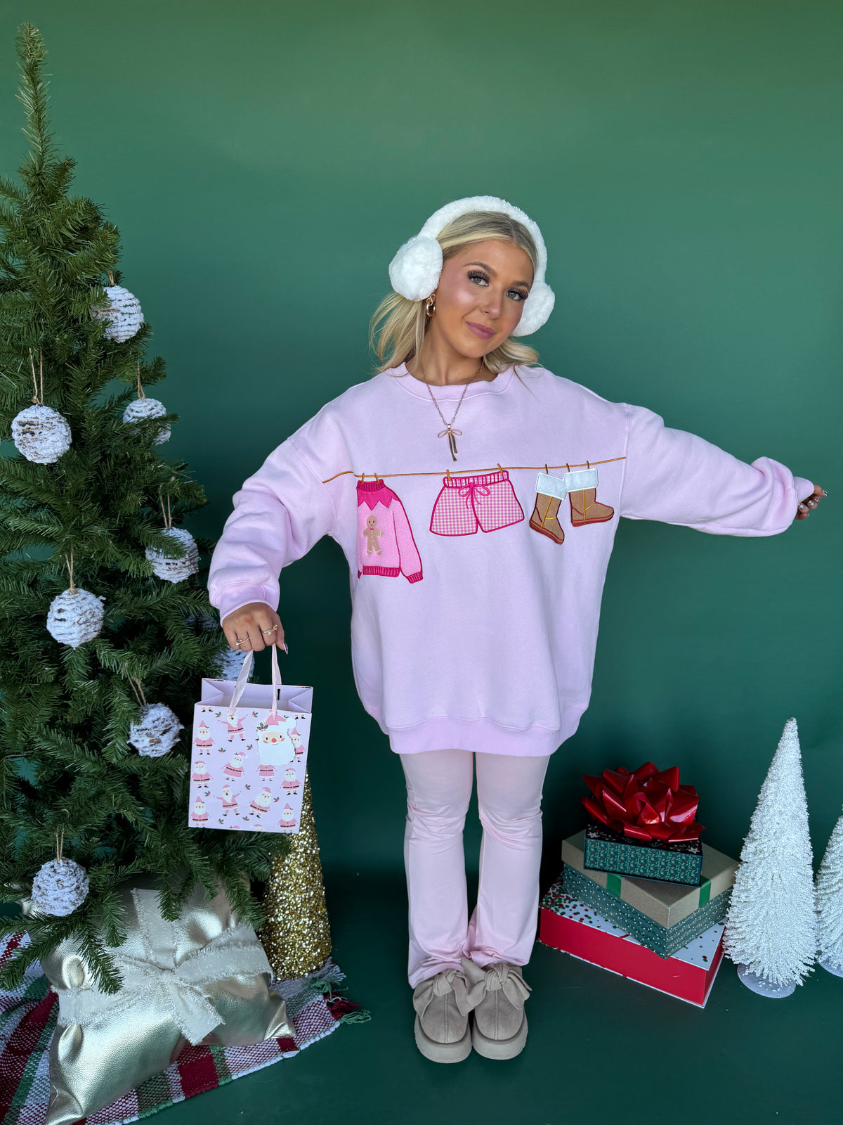 Holiday Hanging Outfit Crewneck FINAL SALE