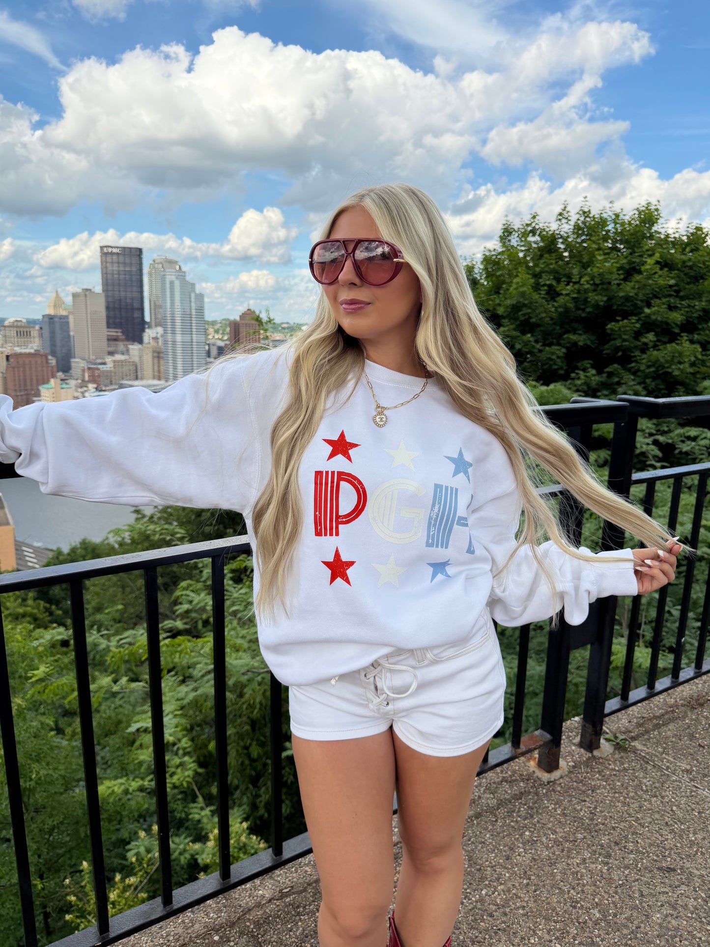 PGH Retro Stars Crewneck