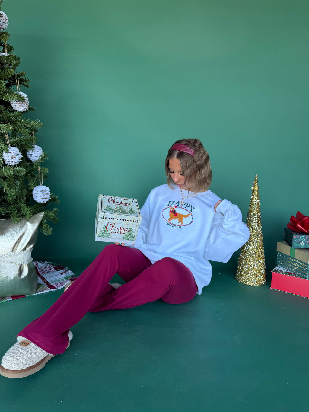 Happy Golden Days Crewneck FINAL SALE