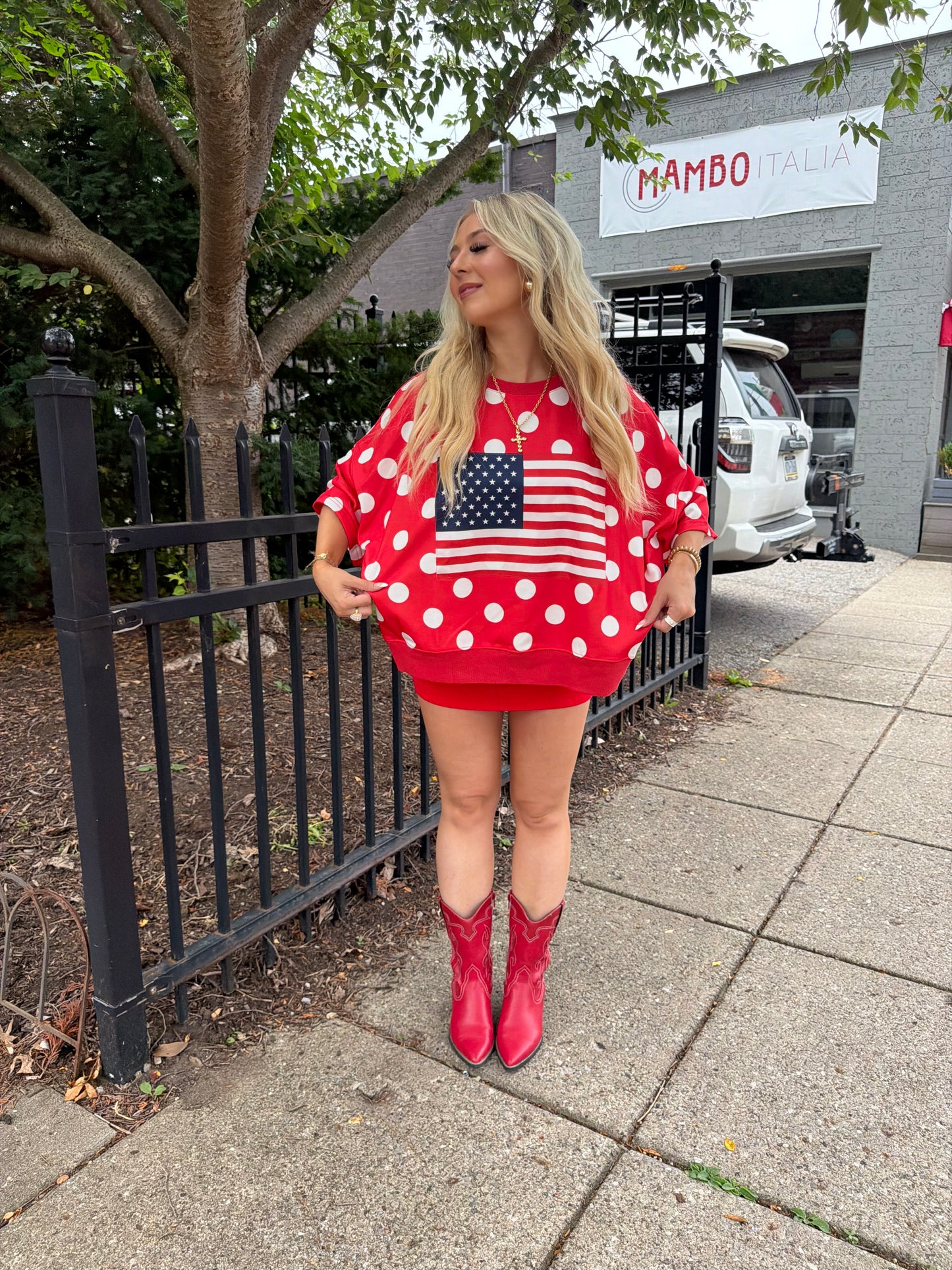 Patriotic Polka Tee