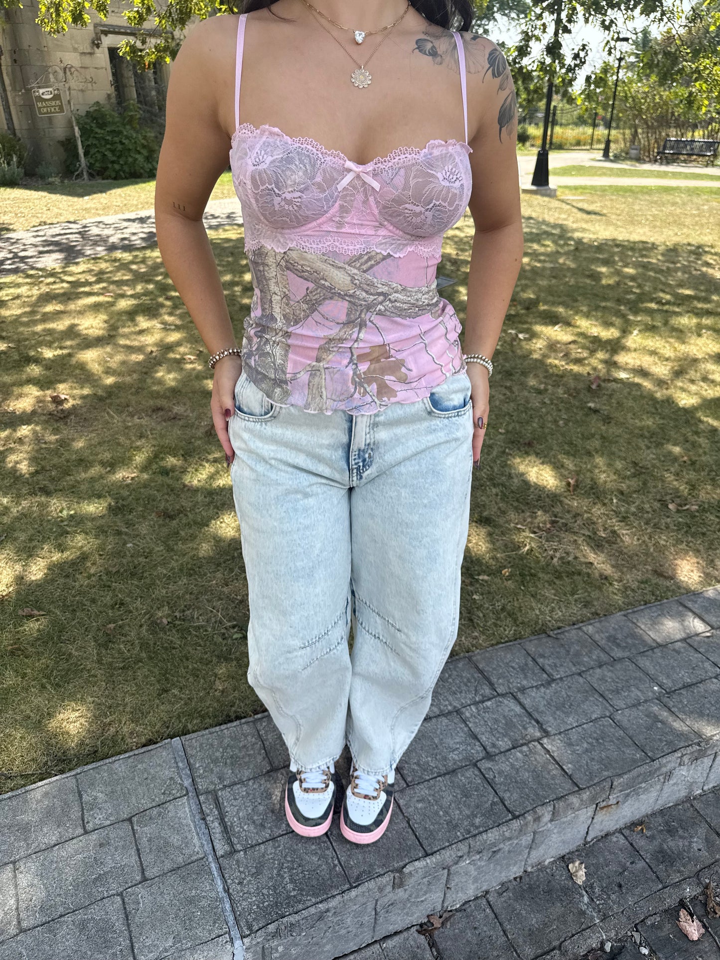 Baby Blushing Camo Tank