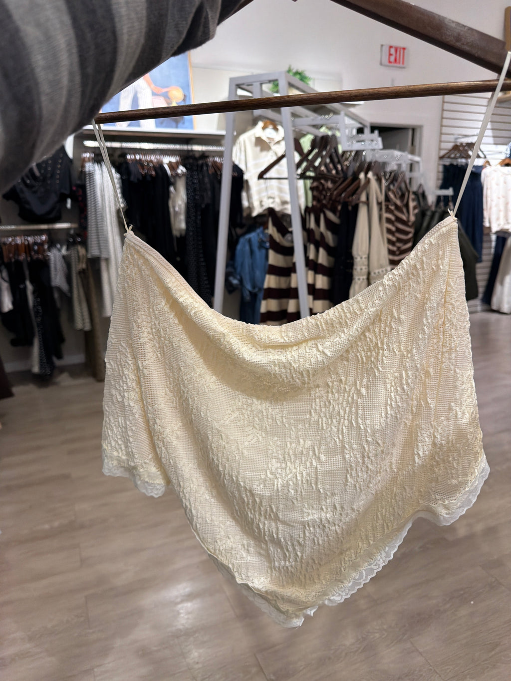 Serving Scarf Top in Cream