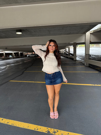 Deep Wash Mini Skort