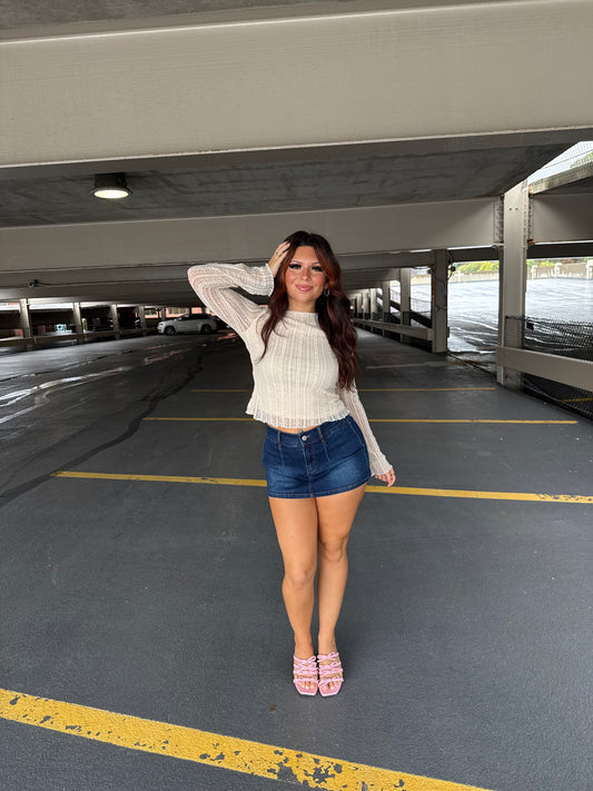 Deep Wash Mini Skort