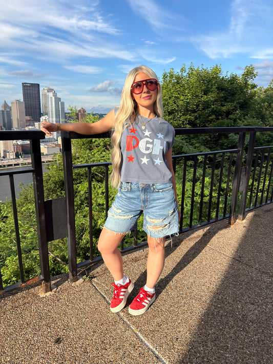 PGH Retro Stars Muscle Tee