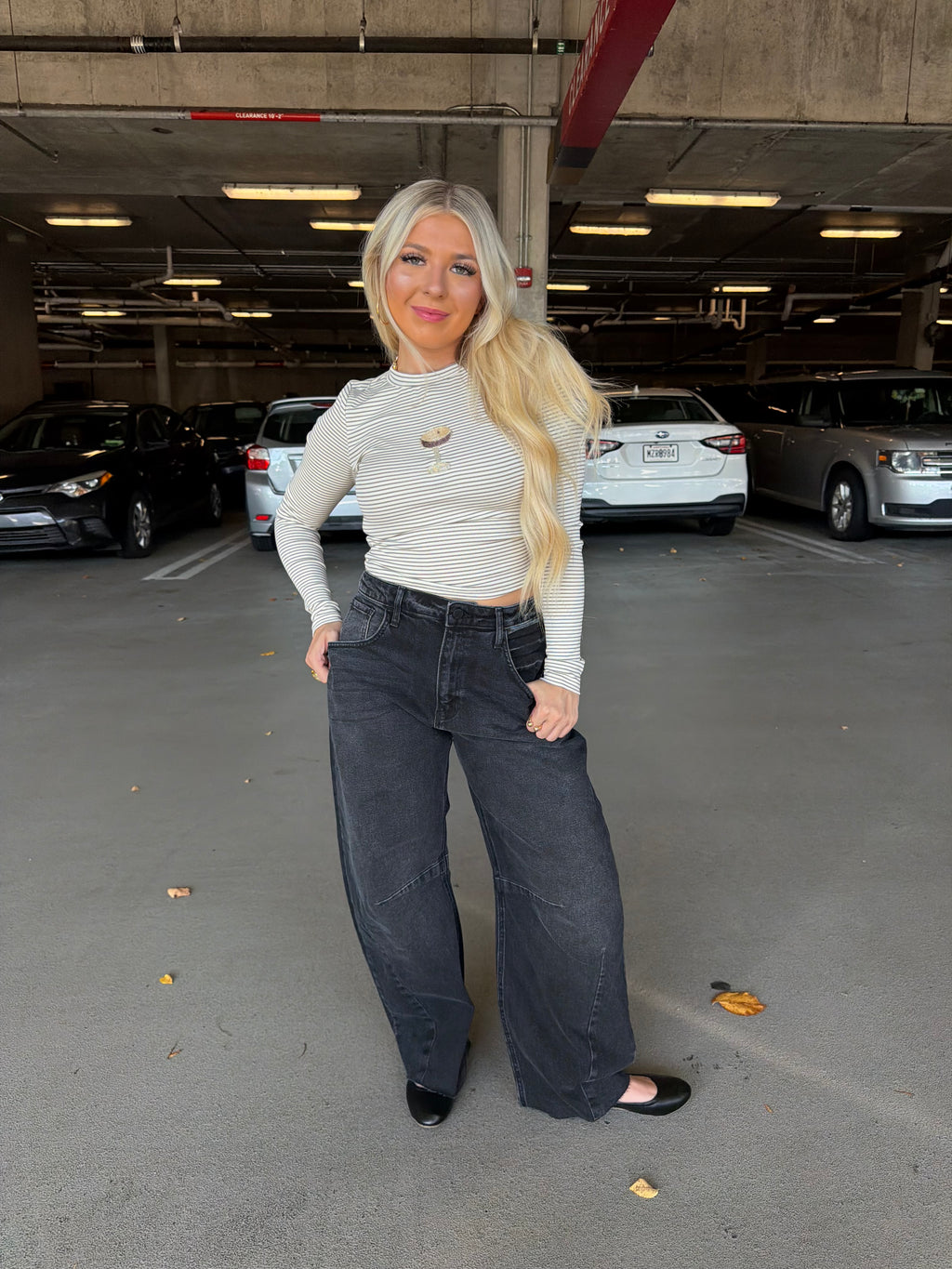 Brave Barrel Jean in Black Wash