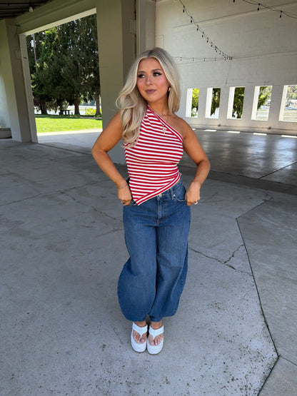 Red, White & Cool Halter