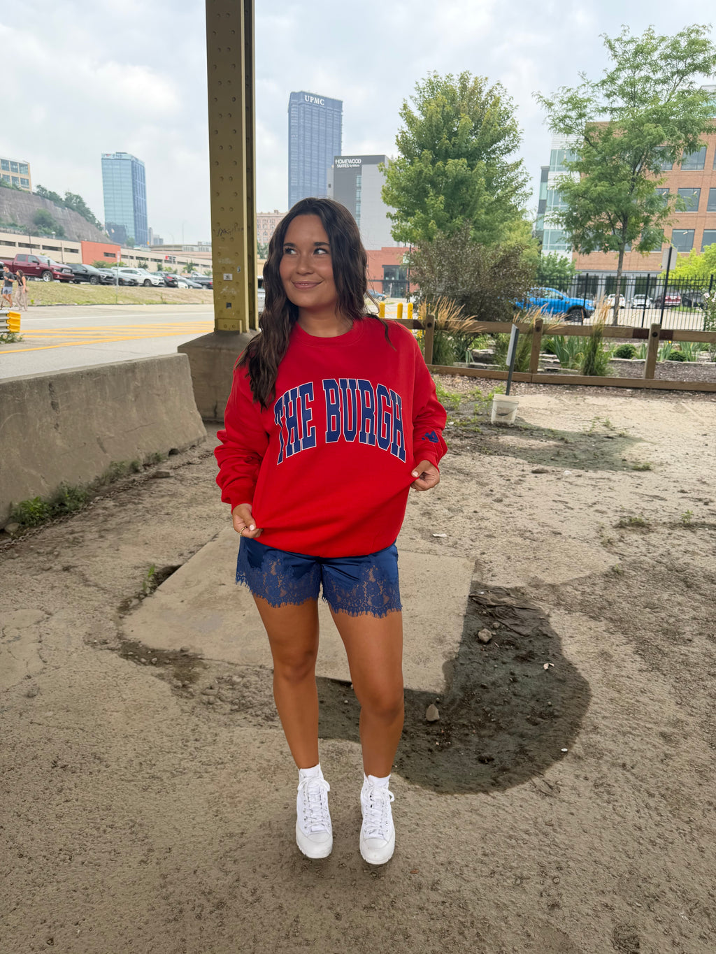 The Burgh 412 Crew Red/Blue