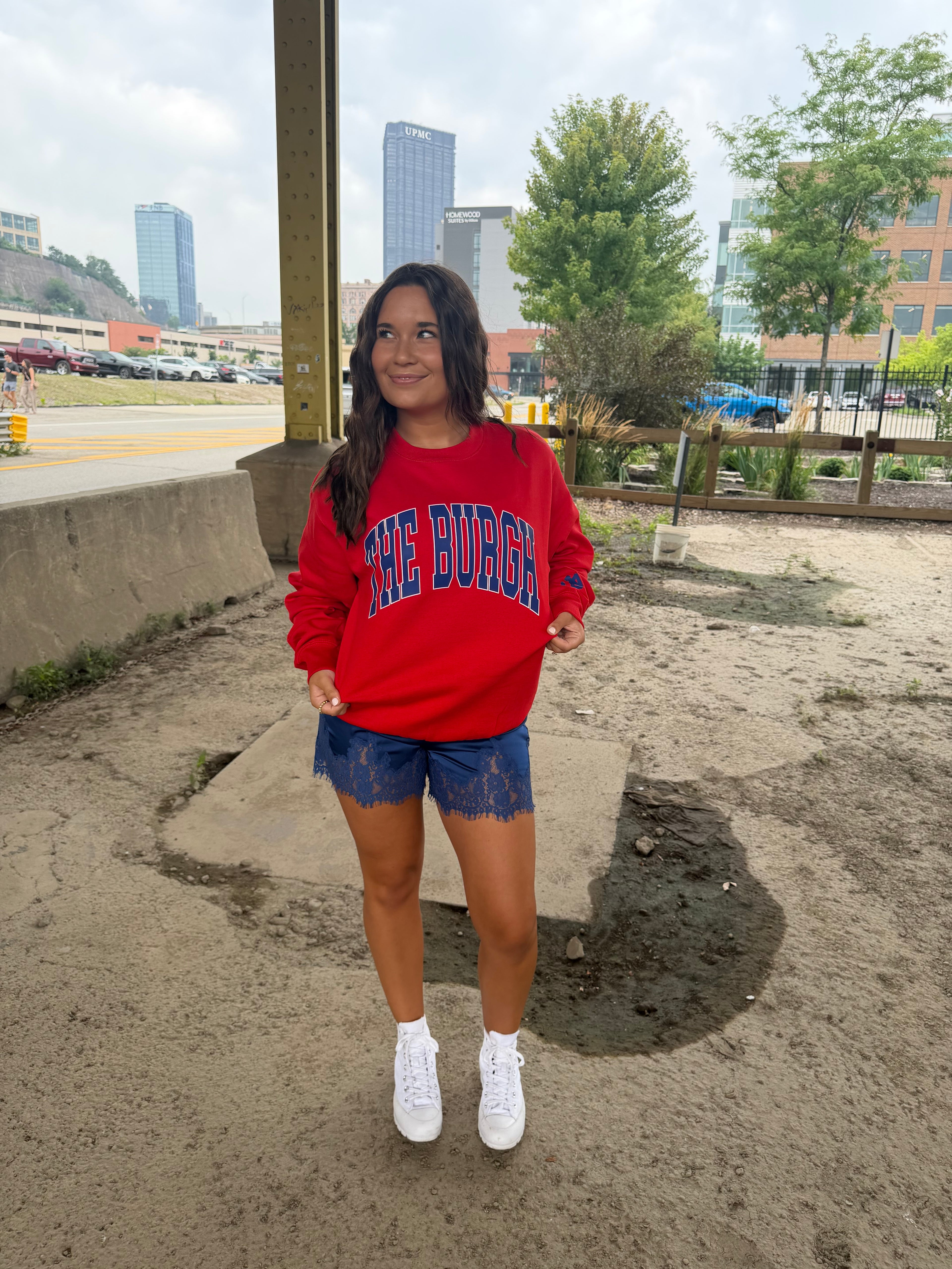 The Burgh 412 Crew Red/Blue