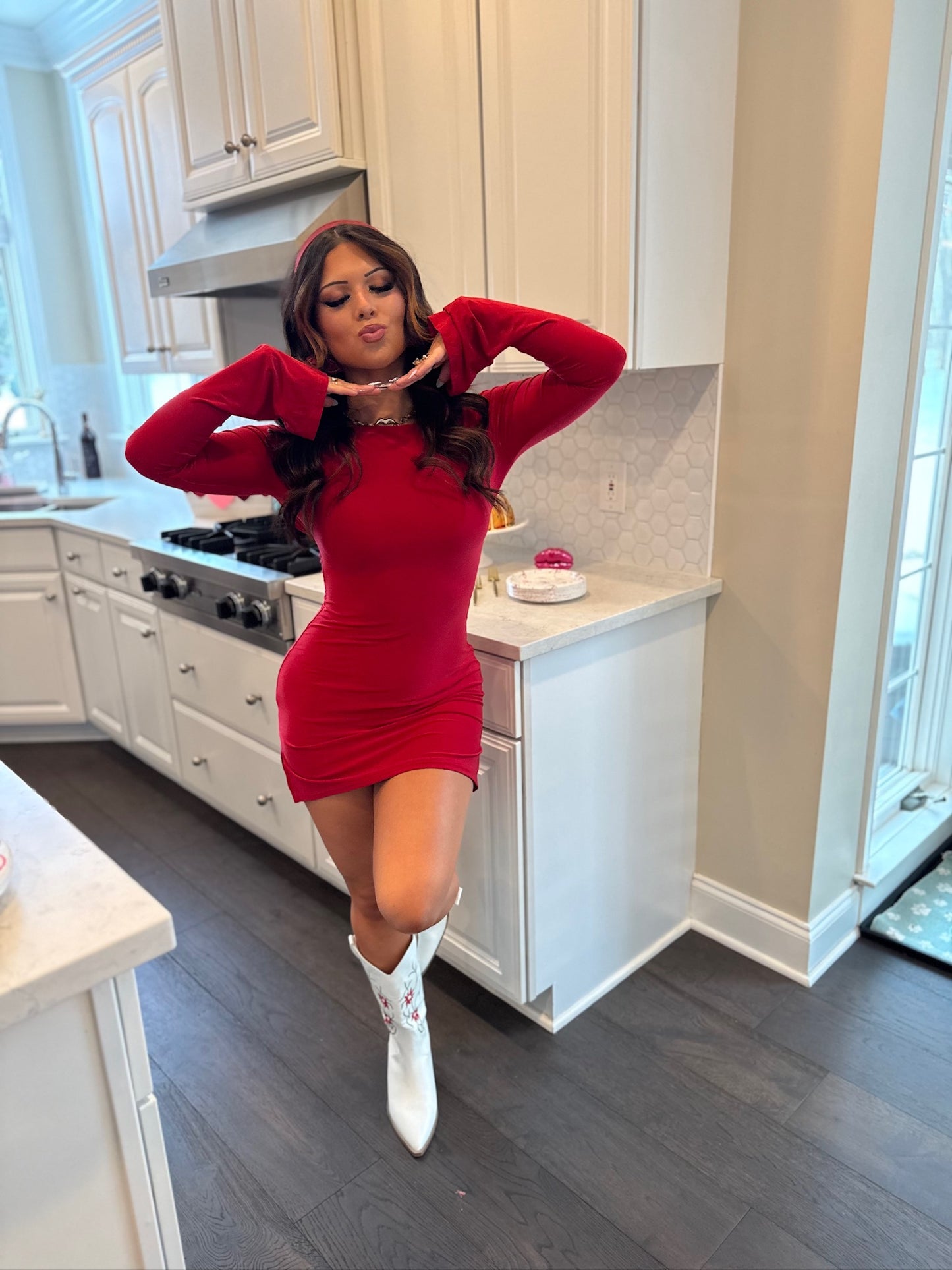 Date Night Classic Red Dress