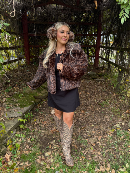 Manic Minx Cropped Fur Coat